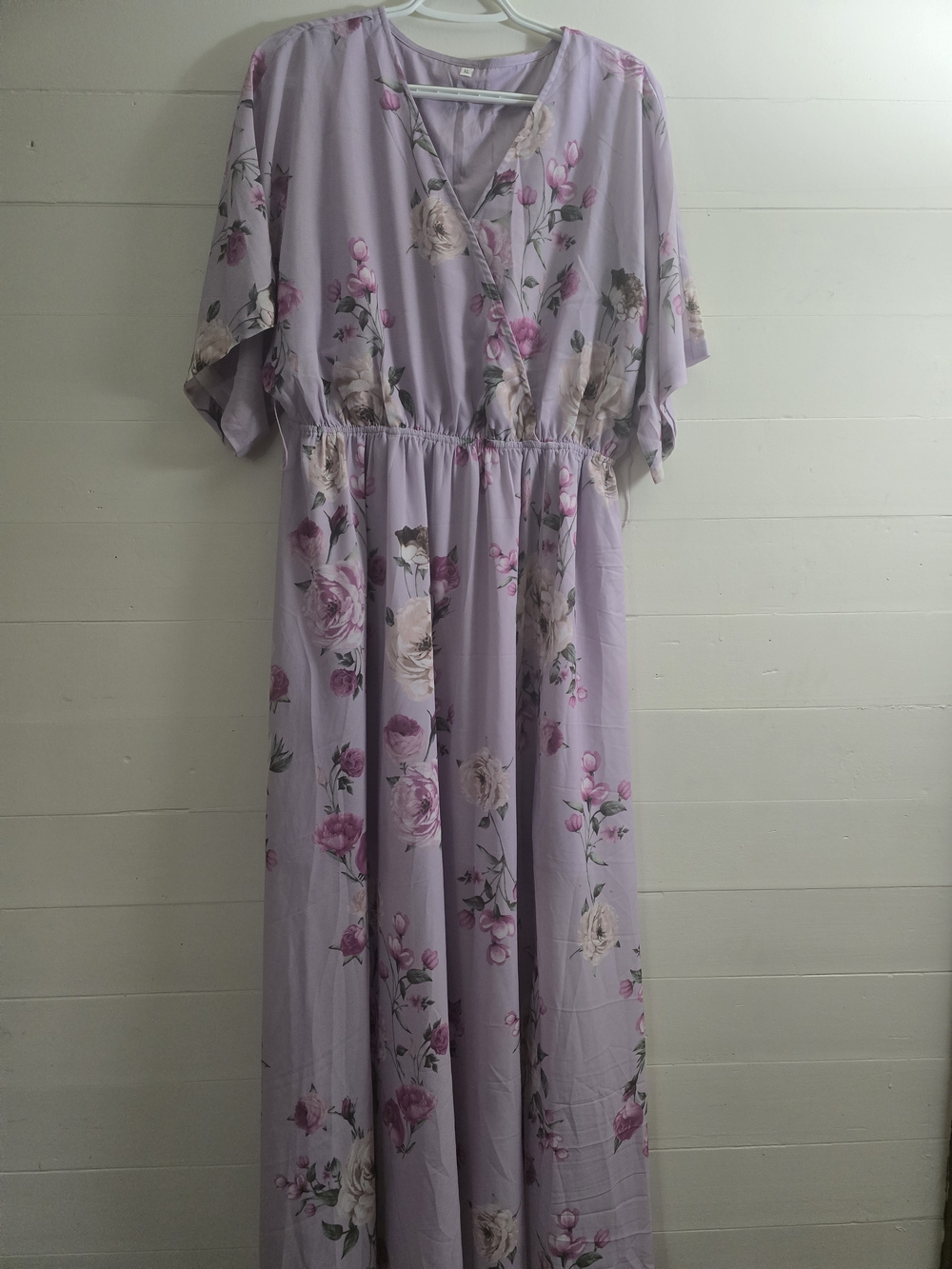 Lavender Floral Maxi Dress